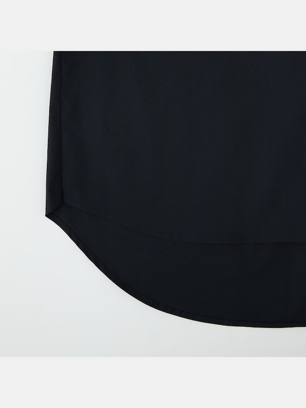 コットンブレンドギャザーシャツ