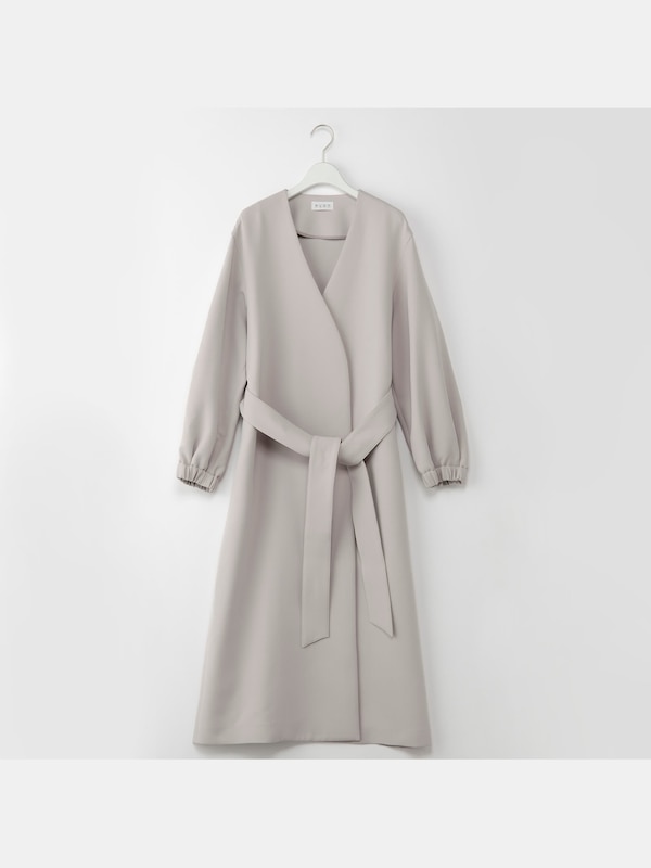 トリプルクロスパフスリーブコート