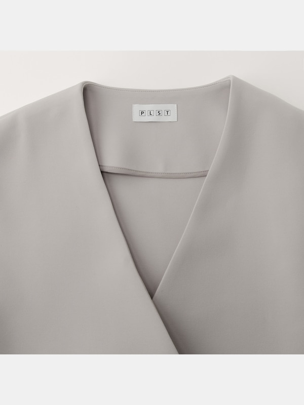 トリプルクロスパフスリーブコート