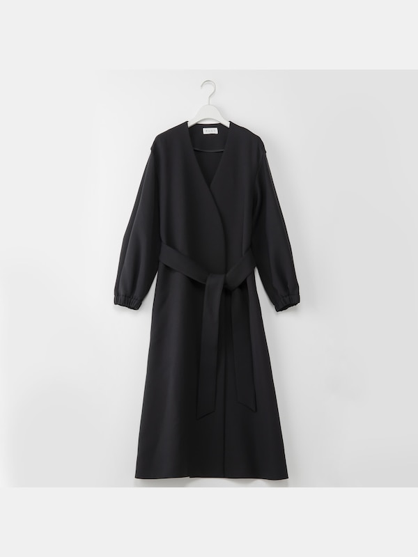 トリプルクロスパフスリーブコート