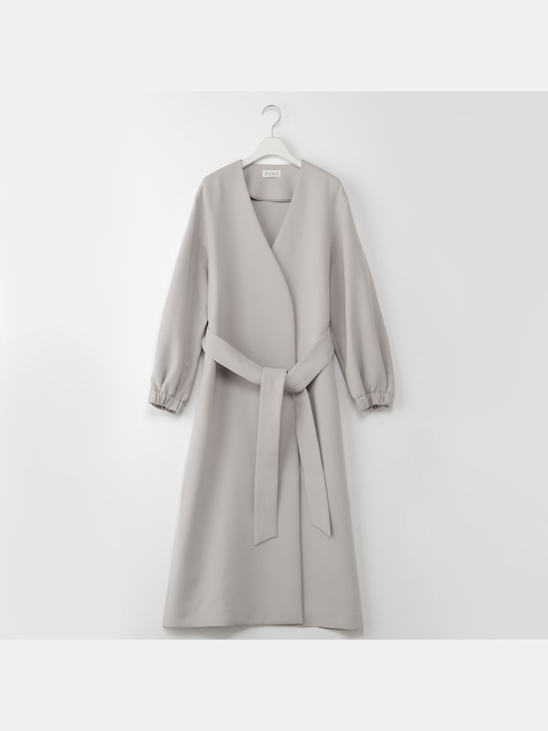 トリプルクロスパフスリーブコート