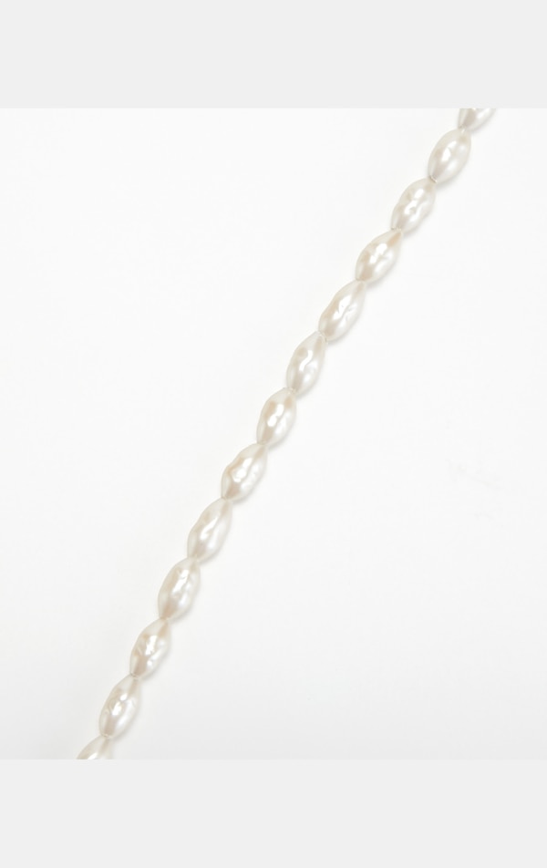 ガラスパールTバーネックレス