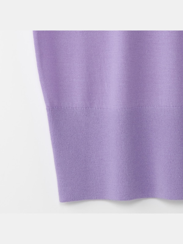 エクストラファインメリノシルクパフスリーブセーター