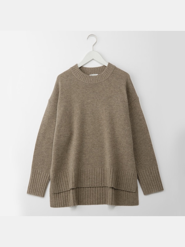 プレシャスウールクルーネックセーター