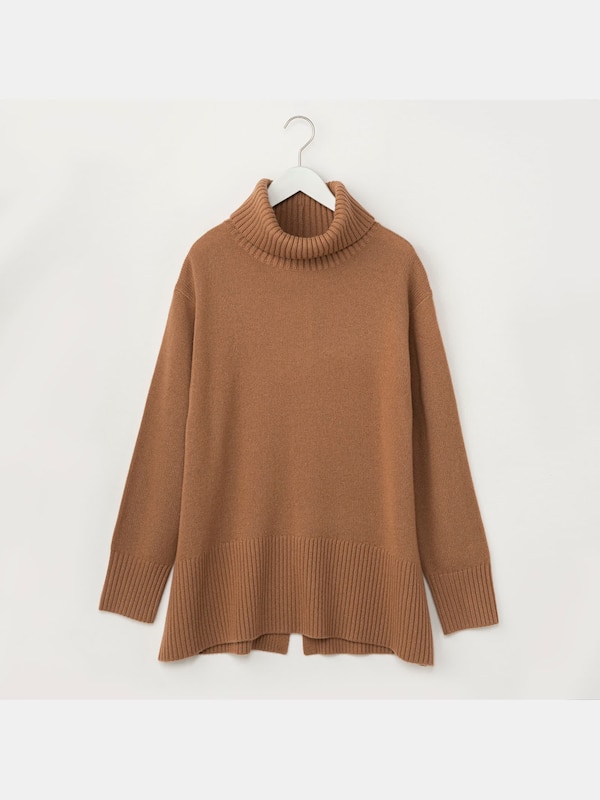 プレシャスウールタートルネックセーター