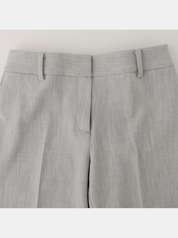 【丈長め】PLUS STYLE スティックパンツ（ウールブレンドウォームリザーブ）