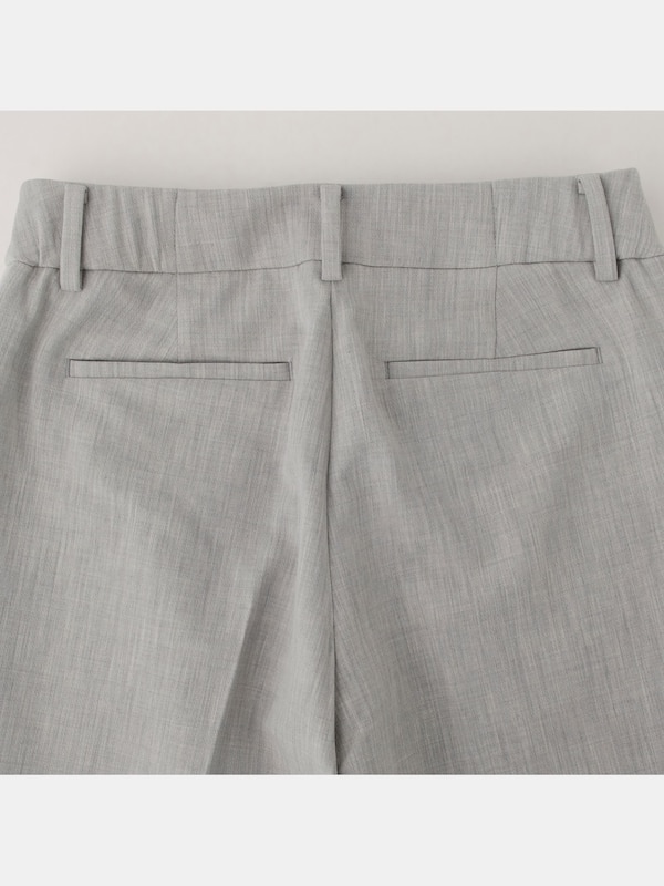 【丈長め】PLUS STYLE スティックパンツ（ウールブレンドウォームリザーブ）