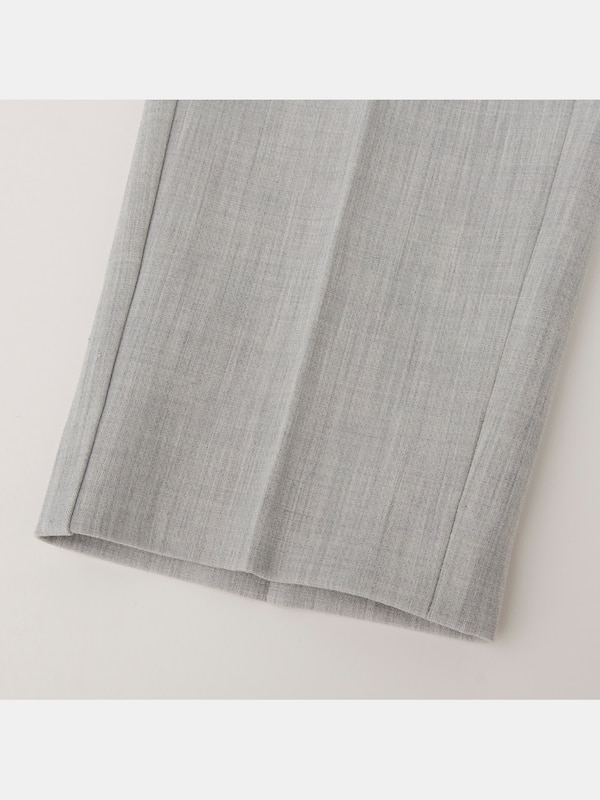 【丈長め】PLUS STYLE スティックパンツ（ウールブレンドウォームリザーブ）