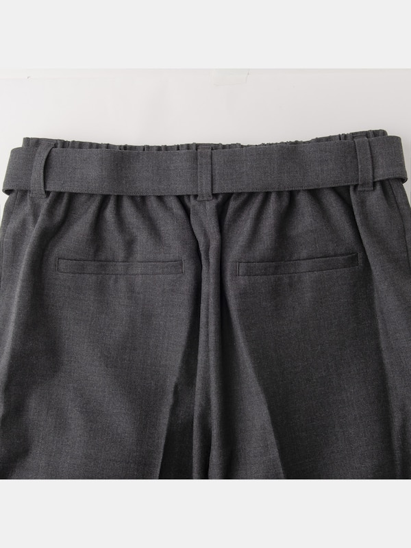 ウールブレンドイージーパンツ