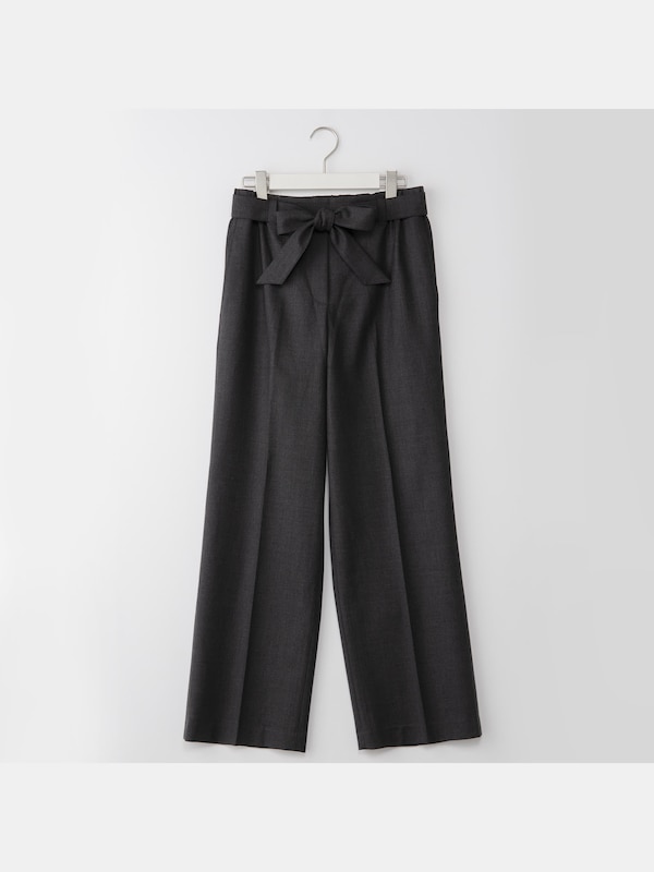 ウールブレンドイージーパンツ