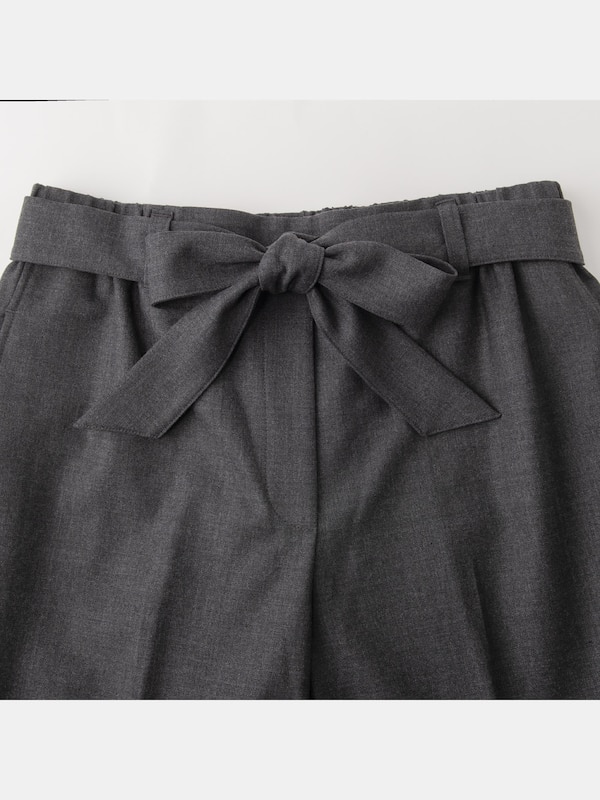 ウールブレンドイージーパンツ