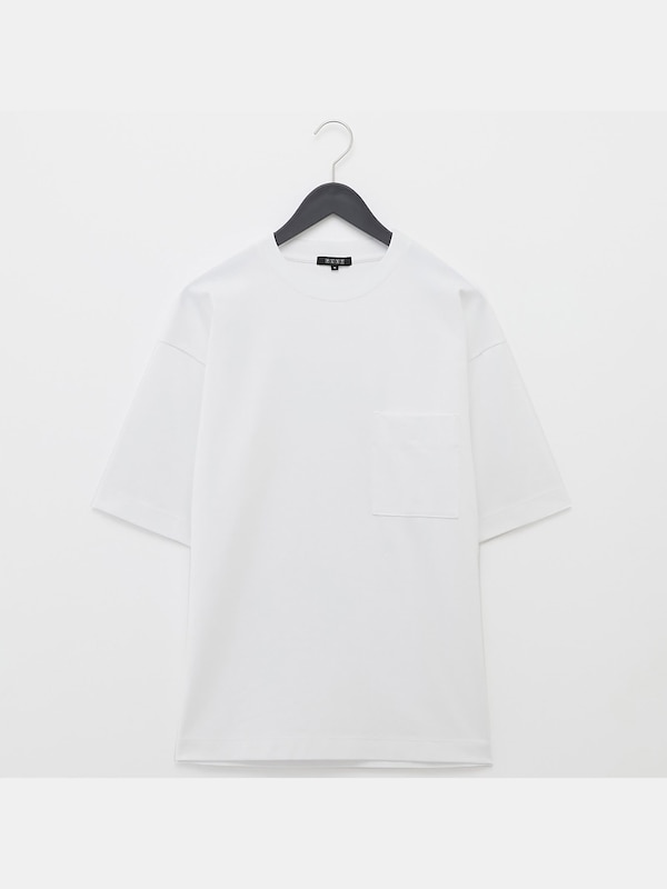 ストレッチポンチオーバーサイズTシャツ