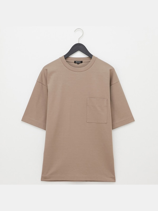 ストレッチポンチオーバーサイズTシャツ