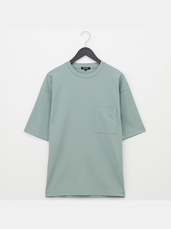 ストレッチポンチオーバーサイズTシャツ