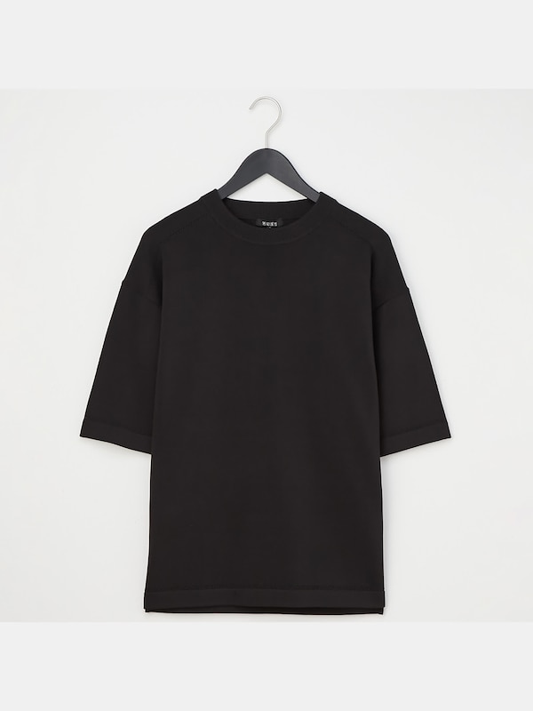 オーバーサイズウォッシャブルニットTシャツ（半袖）