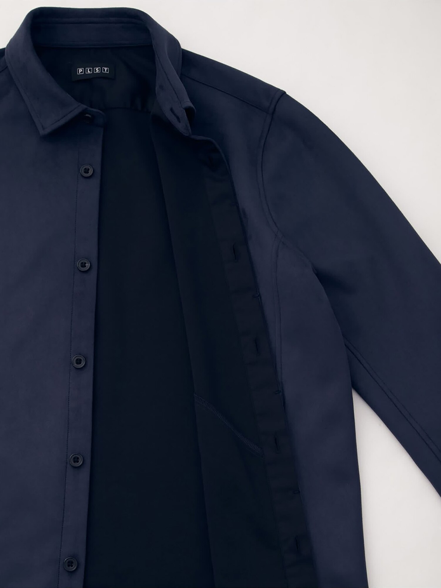 PLST(プラステ)公式 | スウェードタッチシャツジャケット