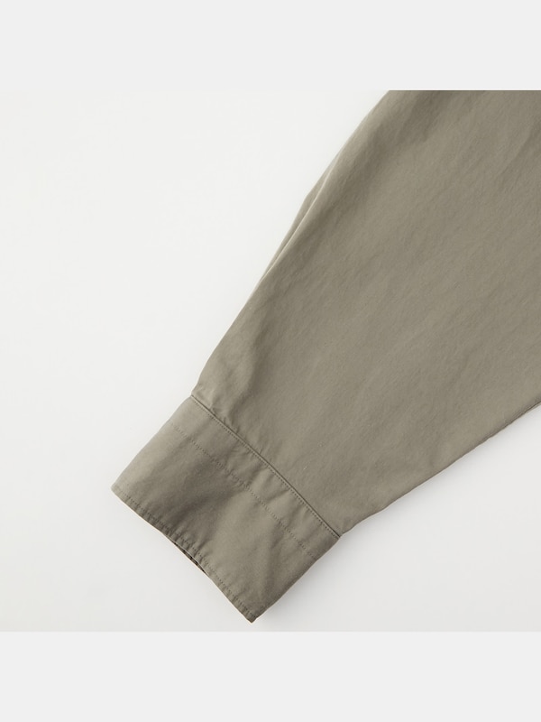 サテンバンドカラーオーバーサイズシャツ