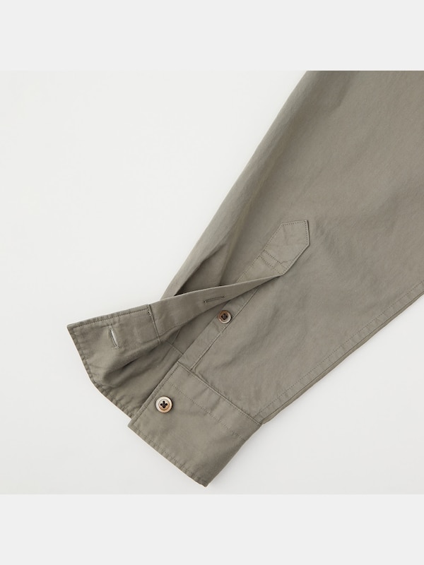 サテンバンドカラーオーバーサイズシャツ