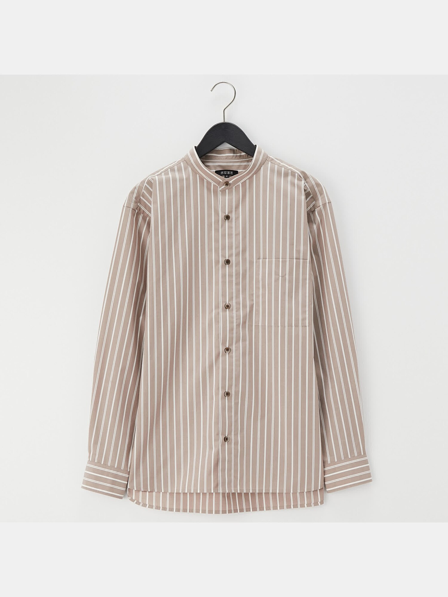 PLST(プラステ)公式 | ストライプバンドカラーオーバーサイズシャツ
