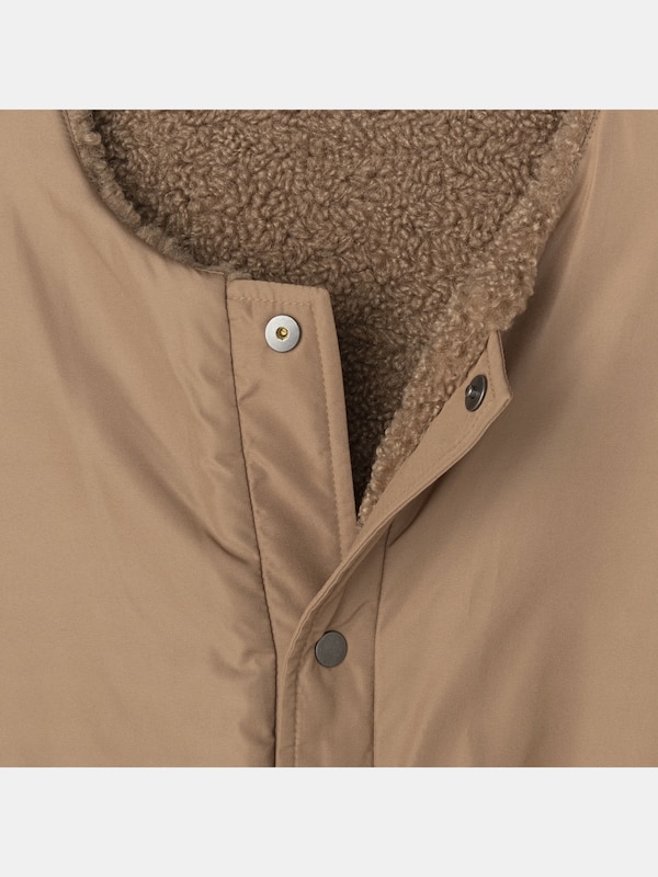 ボアフリースノーカラーカーディガン