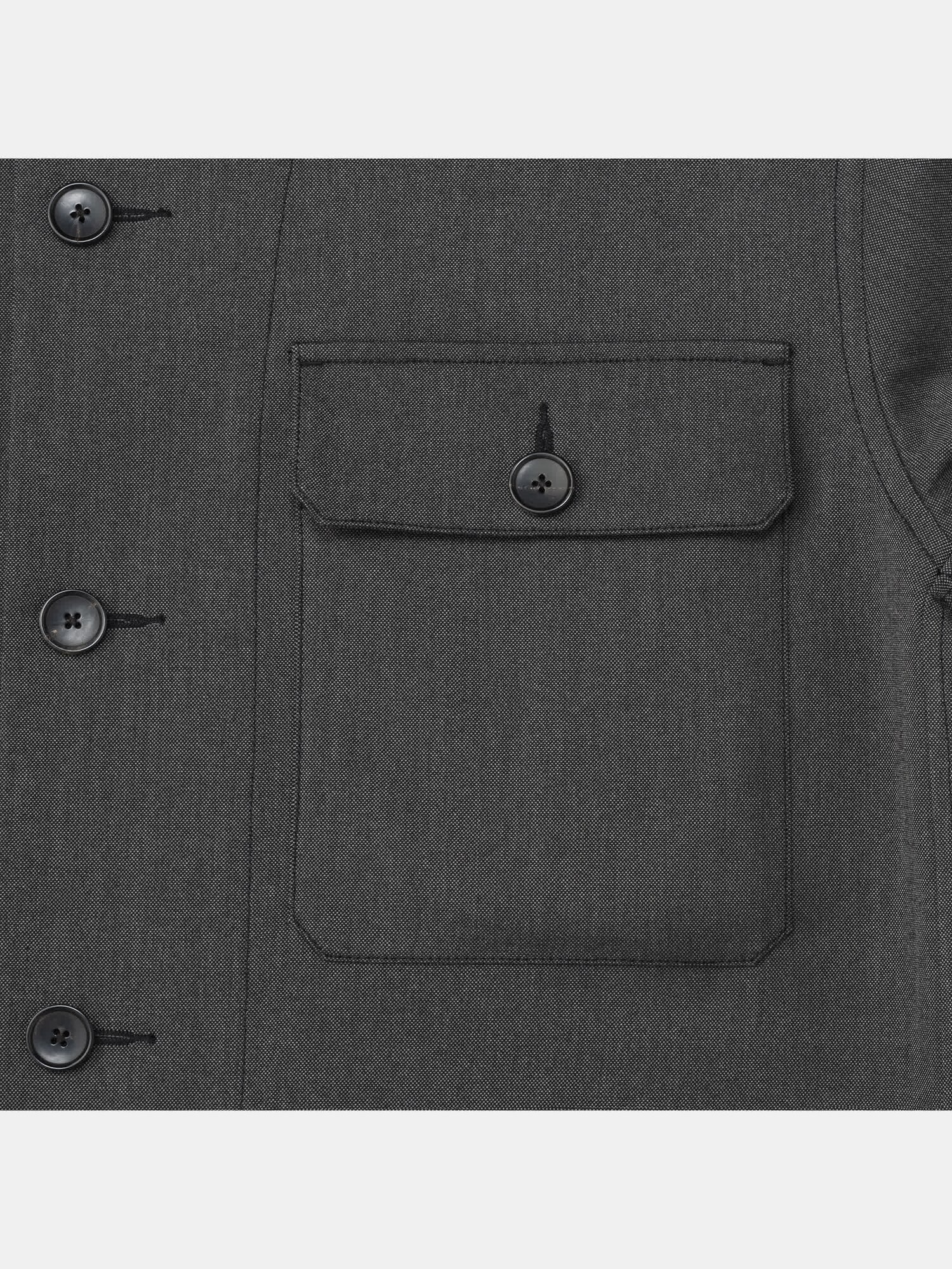 PLST(プラステ)公式 | ブラッシュドバックオックスカバーオールシャツ