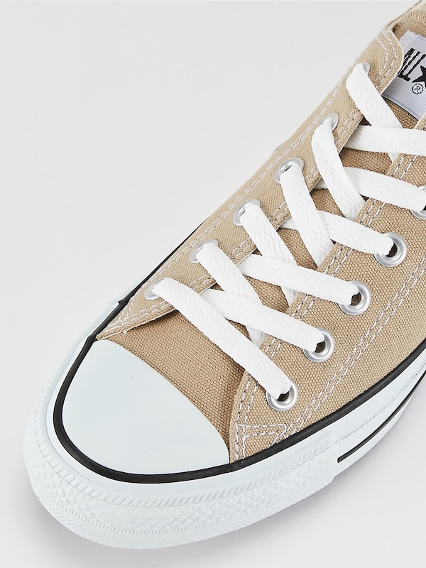 【CONVERSE】CANVAS ALL STAR OX スニーカー（ベージュ）
