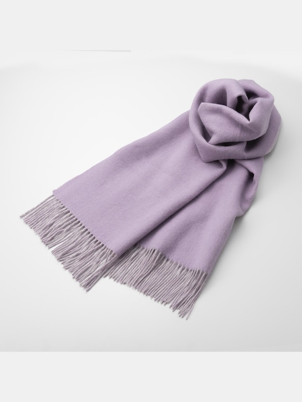 【PLST限定】LANACUMAS ウールリバーシブルストール