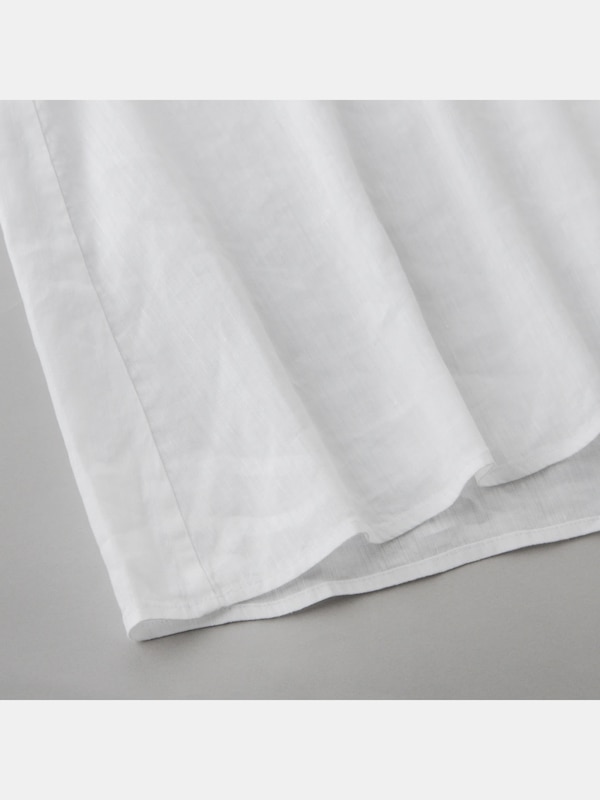 リネンブレンドスキッパーシャツ （長袖）