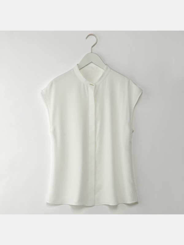 パーツネックブラウス