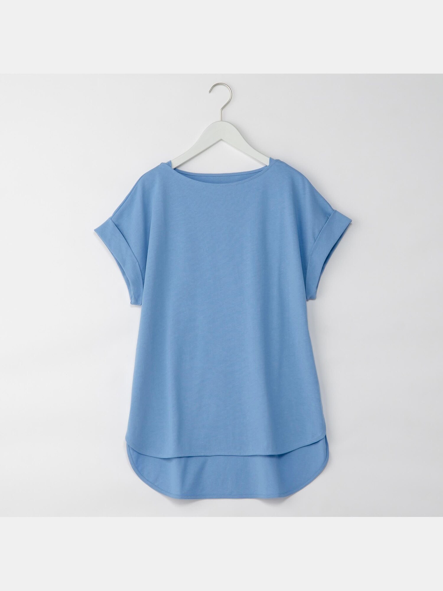 PLST(プラステ)公式 | ボートネックラウンドヘムTシャツ（半袖）