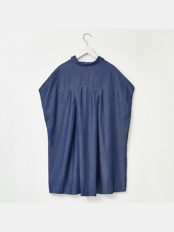 ライトデニムオーバーサイズシャツ （半袖）