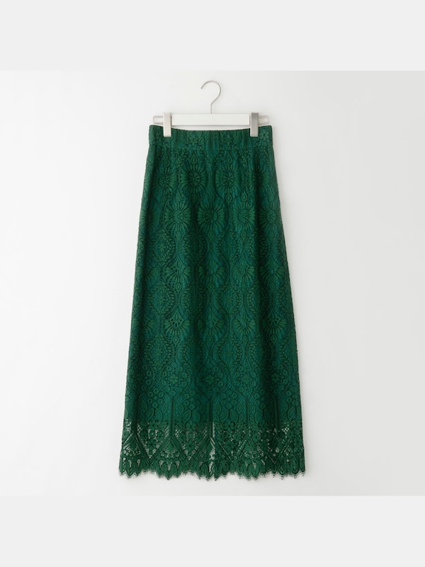 コードレースナローロングスカート