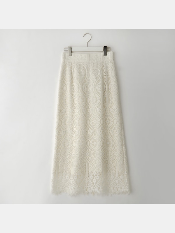 コードレースナローロングスカート