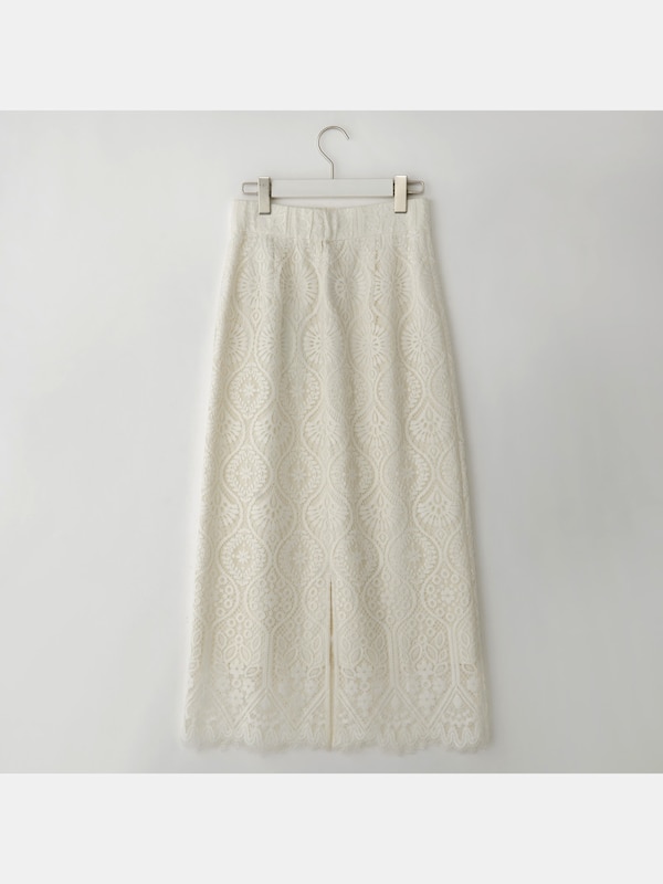 コードレースナローロングスカート