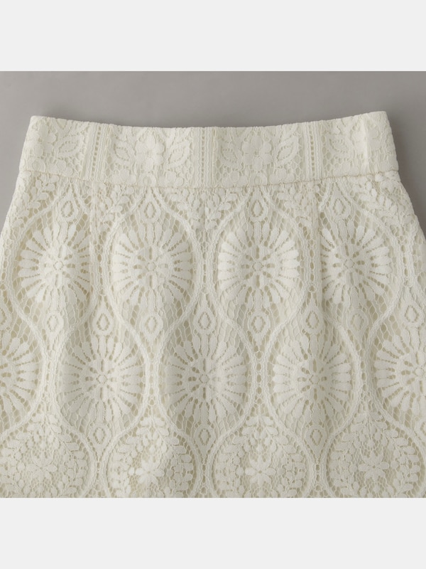 コードレースナローロングスカート