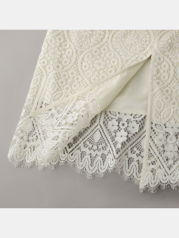 コードレースナローロングスカート