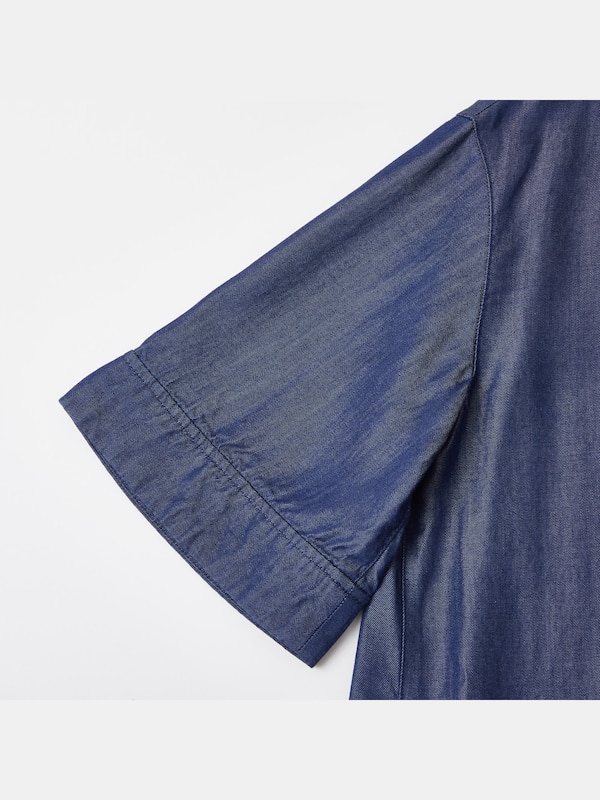 ライトデニムワンピース （半袖）