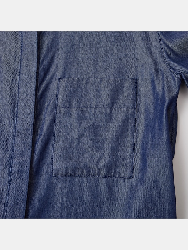 ライトデニムワンピース （半袖）