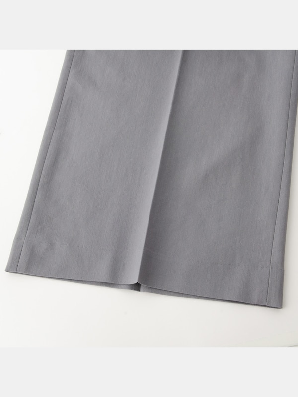 レーヨンリネンストレッチワイドアンクルパンツ