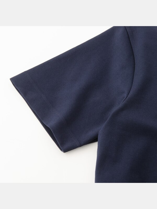 ストレッチコットンブレンドポロシャツ