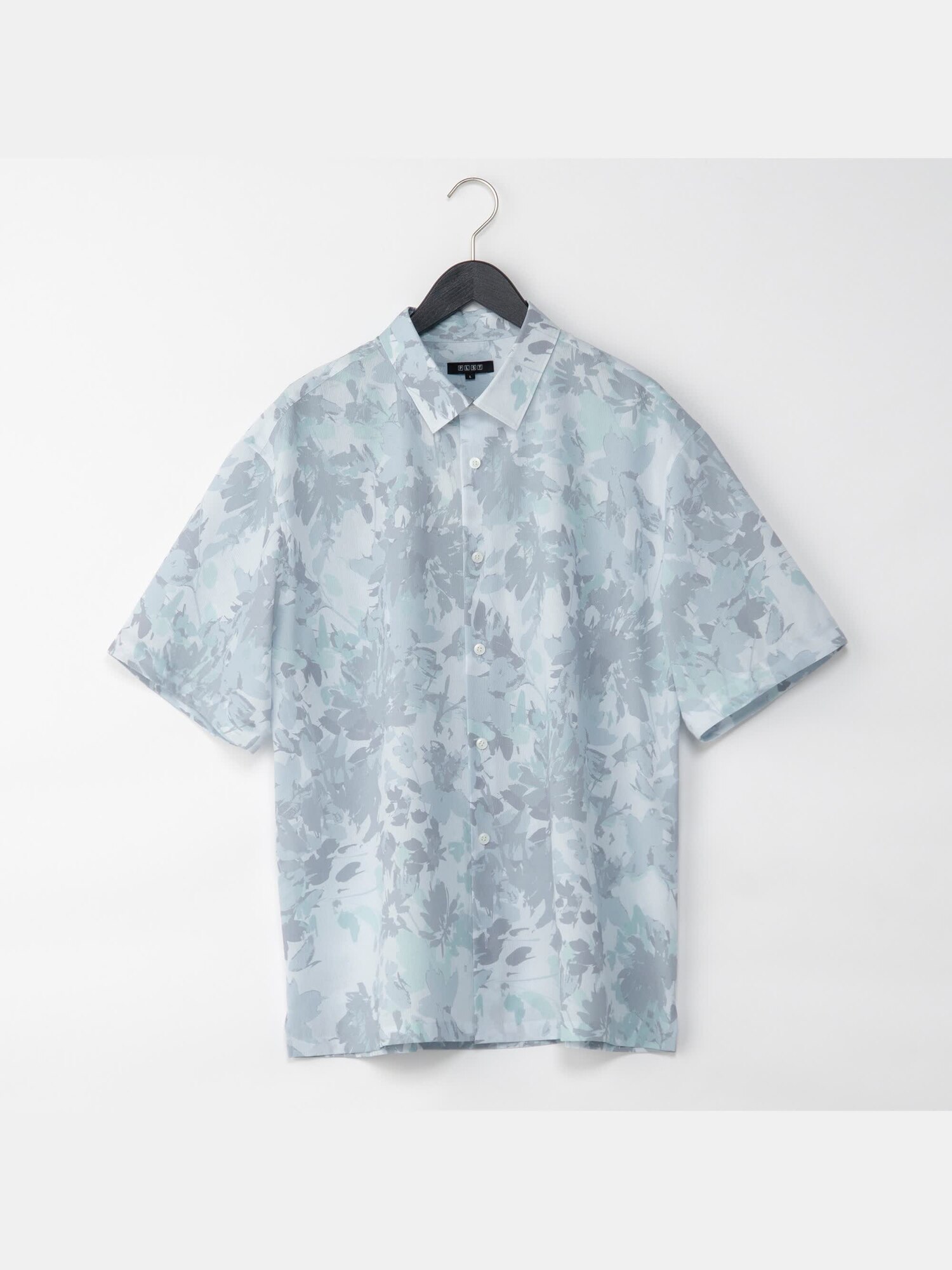 PLST(プラステ)公式 | フラワープリントレギュラーカラーシャツ（半袖）