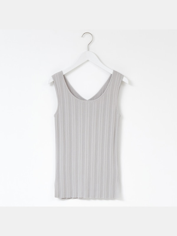 リブニット2WAYタンクトップ