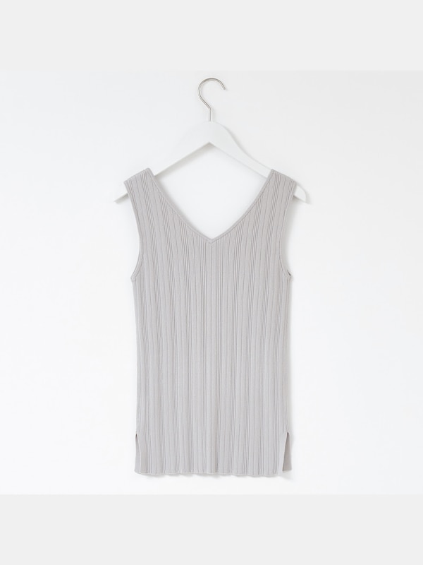 リブニット2WAYタンクトップ