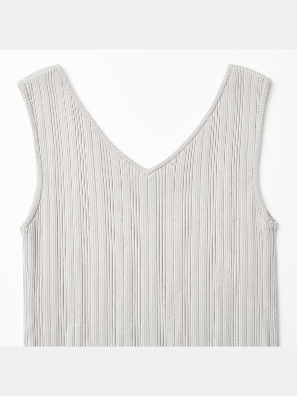 リブニット2WAYタンクトップ
