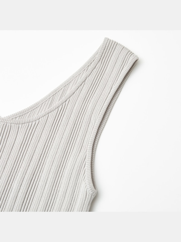 リブニット2WAYタンクトップ