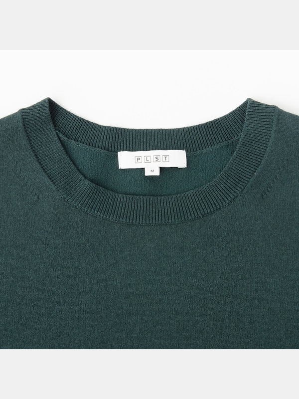 レーヨンナイロンフリルスリーブセーター（半袖）