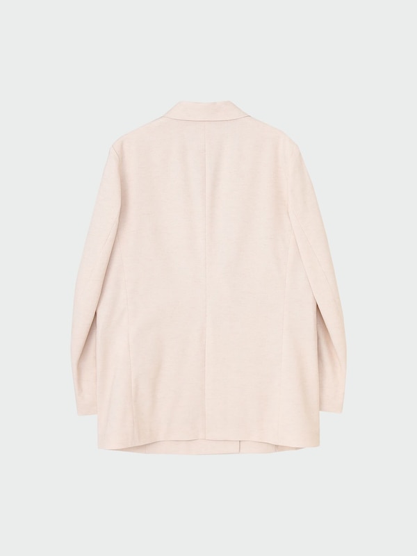 リネンブレンドダブルジャケット