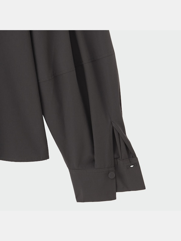 コットンランタンスリーブブラウス（長袖）