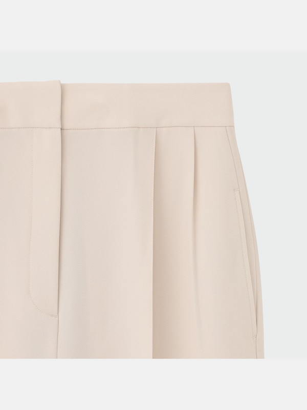 ツイルタックワイドパンツ