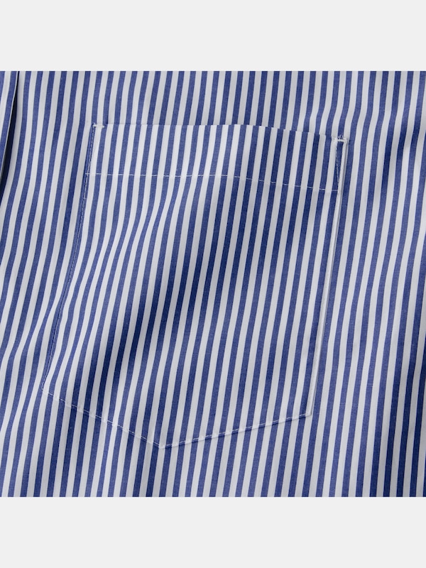 コットンストライプシャツ